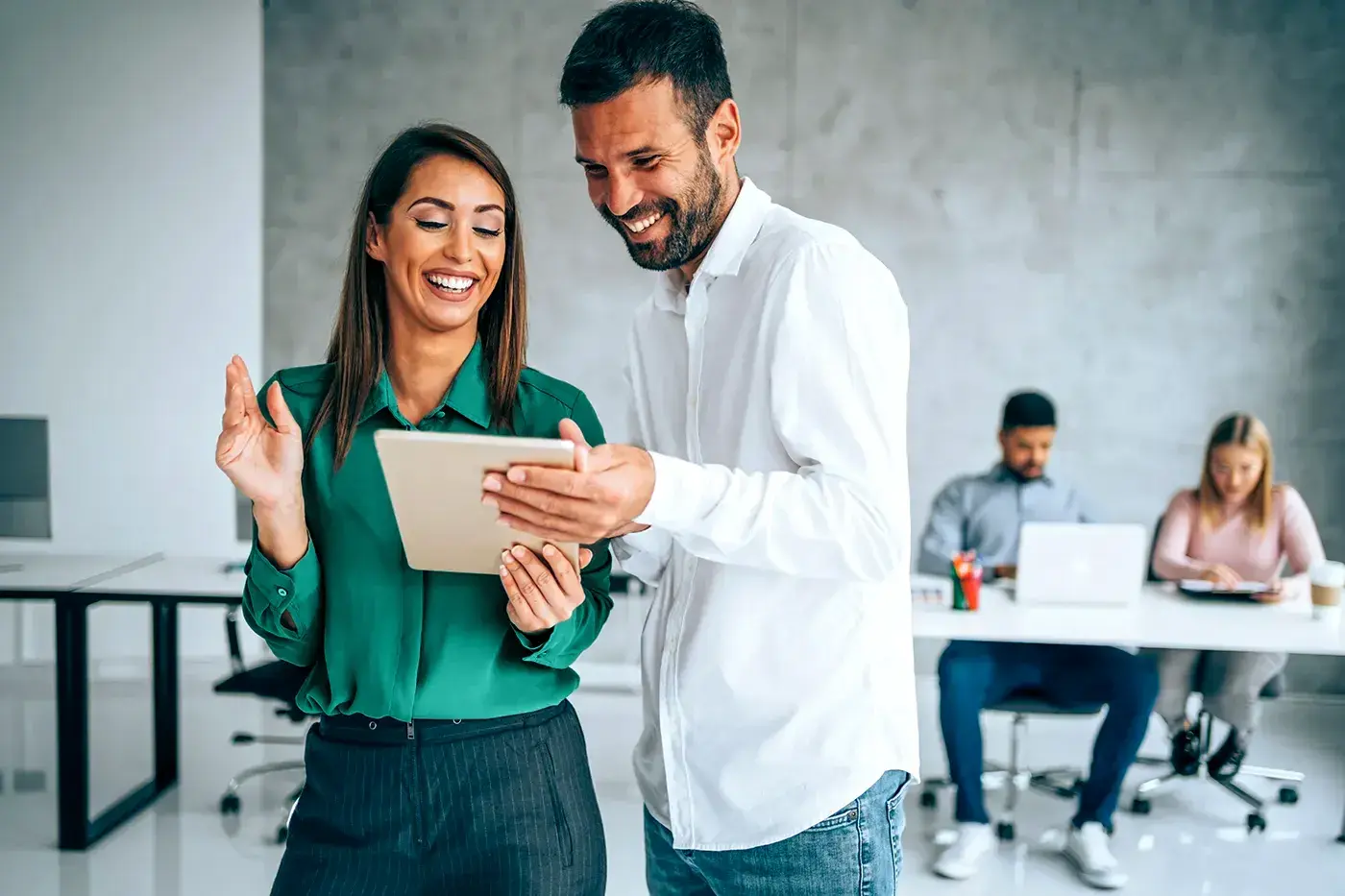 Architectural detail of a modern building